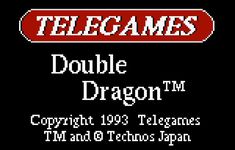 une photo d'Ã©cran de Double Dragon sur Atari Lynx